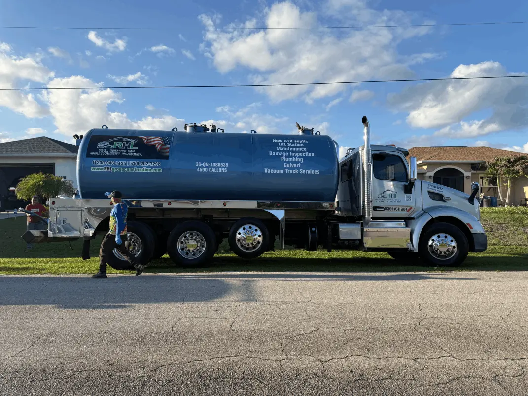 Home 1 septic tank pumping and cleaning