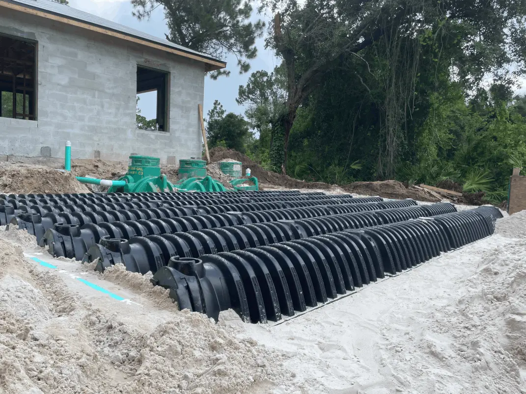 Home 3 septic tank installation